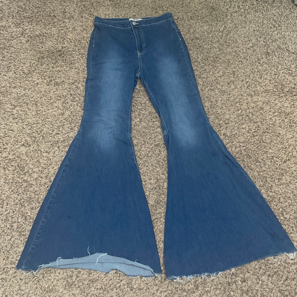 We The Free by Free People Extreme Flare Jeans - Picture 1 of 7